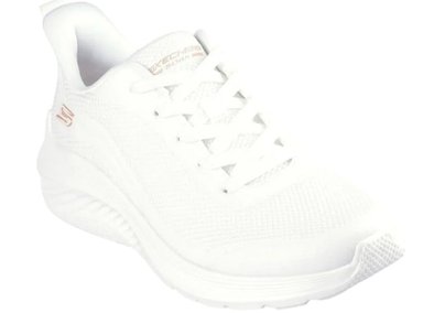 ZAPATILLAS DEPORTIVAS SKECHERS BOBS SQUAD WAVES 117483/WHT PARA MUJER BLANCO - 3
