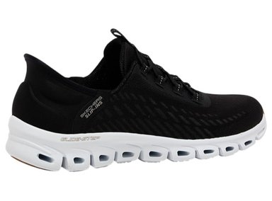 ZAPATILLAS DEPORTIVAS SKECHERS GLIDE STEP TRANQUILITY  104574BKW NEGRO PARA MUJER