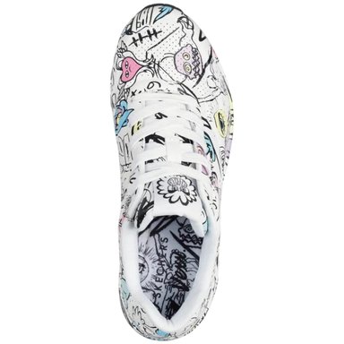 ZAPATILLA SKECHERS PROCESS SKETCH 177972WMLT BLANCO NIÑA - 4