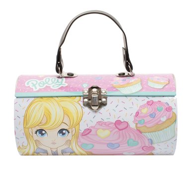 POLLY POCKET CARTERA METÁLICA BLANCO