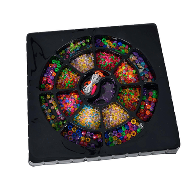 SET PARA HACER PULSERAS ART Y FUN KIT DE JOYERIA MULTICOLOR SURTIDO + 5000PCS - 3