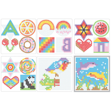 SET DE PERLAS PARA PLANCHADO ART Y FUN CON 5 000 CUENTAS Y PLANTILLAS - 7