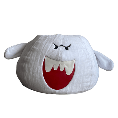 PUFF FANTASMA PELUCHE BLANCO MEDIANO