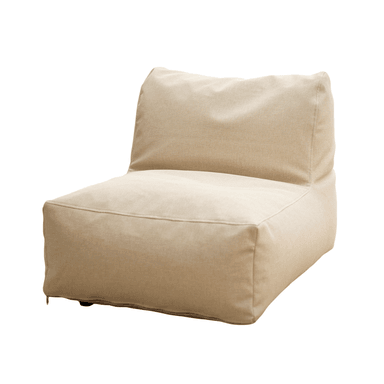 PUFF LOUNGE MEDIANO LONA BEIGE