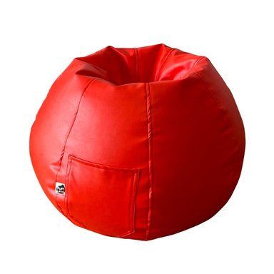 PUFF BURBUJA MEDIANA ULTRACUERO ROJO
