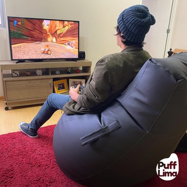 PUFF PUFFLIMA GAMER GRANDE PRANNA NEGRO - 3