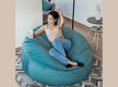 PUFF PUFFLIMA MARSHMALLOW GIGANTE TURQUEZA TURQUESA - 3