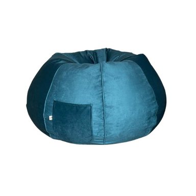 PUFF PUFFLIMA BURBUJA GIGANTE TELA COBALTO AZULINO