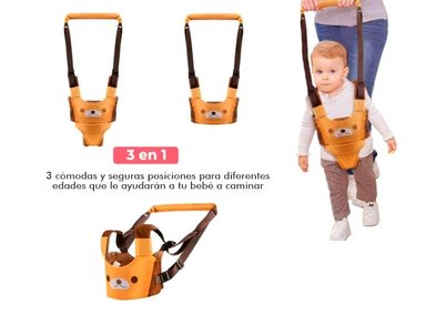ARNES CAMINADOR PRIMEROS PASOS 3 EN 1 AMARILLO