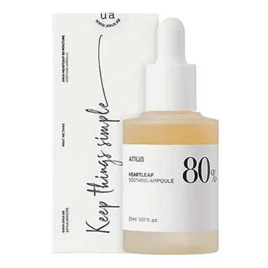 ANUA AMPOLLA FACIAL HEARTLEAF 80 % MOISTURE SOOTHING 30 ML - 1