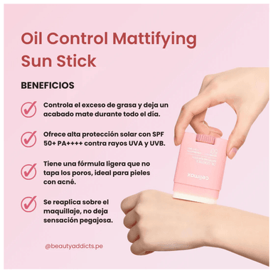 CELIMAX OIL CONTROL MATTIFYING SUN STICK 19G PROTECTOR SOLAR EN BARRA SPF50 - 4