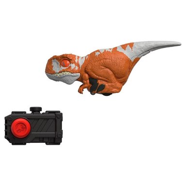 FIGURA JURASSIC WORLD DOMINION CLICKER TRACKER ATROCIRAPTOR NARANJA - 2