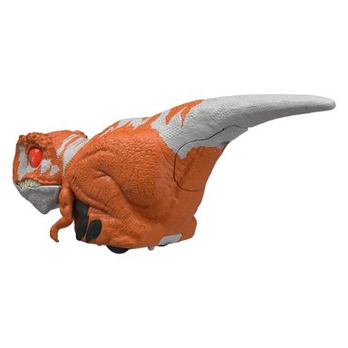 FIGURA JURASSIC WORLD DOMINION CLICKER TRACKER ATROCIRAPTOR NARANJA - 5