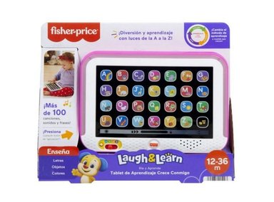 FISHER PRICE TABLET CRECE CONMIGO ROSA - 1