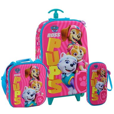 SET SCOOL 804614 RANGER MALETA LONCHERA CARTUCHERA PAW PATROL FULL 3D MULTICOLOR