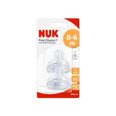 NUK TETINA SILICONA FIRST CHOICE PARA LECHE TALLA M 0-6MESES