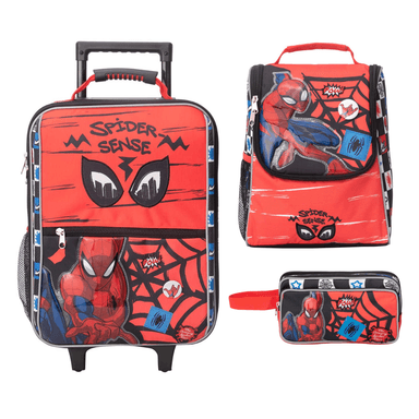 SET MALETA LONCHERA CARTUCHERA SPIDERMAN COLECCIÓN C