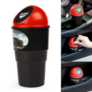 Mini Tacho Basurero Para Interior De Auto Camioneta Portátil