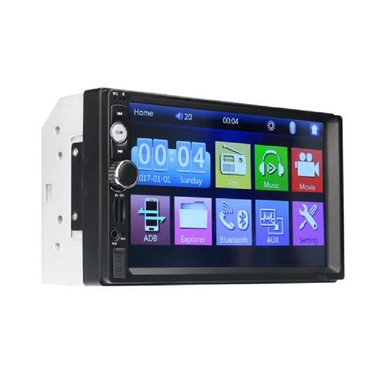 AUTO RADIO 7010B BLUETOOTH 7 PULGADAS MP5 TÁCTIL HANDSFREE SD USB