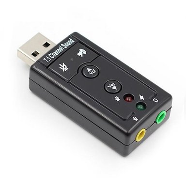 TARJETA SONIDO 7.1 USB AUDIO 3D MICRÓFONO EXTERNO