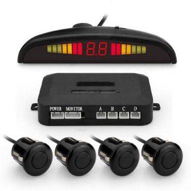 SENSOR DE RETROCESO REVERSA PARQUEO AUTO PARKING 4 PUNTOS