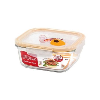 REFRACTARIO HERMETICO LOCK AND LOCK CUADRADO 750 ML. LLG224T