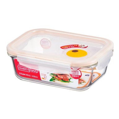 REFRACTARIO HERMETICO LOCK AND LOCK RECTO 630 ML. LLG428T