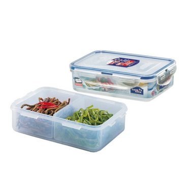 TAPER HERMETICO LOCK AND LOCK RECTO 2 DIVISION 550 ML. HPL815C