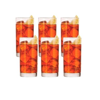 SET X 6 VASOS RECTO 16 ONZ. ALTO CRISA - 6386