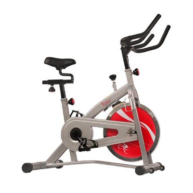 SUNNY HEALTH Y FITNESS BICICLETA SPINNING DE CADENA CON MONITOR LCD