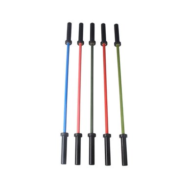 MYGYM BARRA CROSSFIT PARA HOMBRE 2.2M CON 8 RODAJES A COLOR