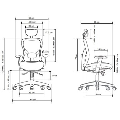 SILLA ERGONÓMICA EJECUTIVA MODELO PANAMA - 6