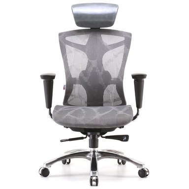 SILLA DE OFICINA ERGONÓMICA DECORPLAS NEW YORK GREY PRESIDENCIAL