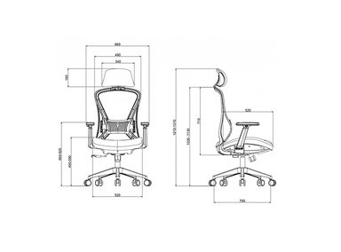 SILLA GERENCIAL TEXAS COLOR GREY, DECORPLAS - 5