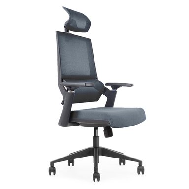 SILLA ERGONÓMICA GERENCIAL MODELO SPARTA DARK GREY - 6