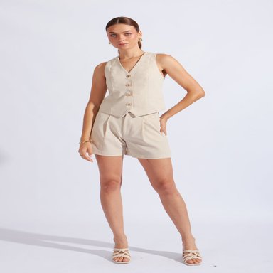 CHALECO ESTRUCTURADO LINO