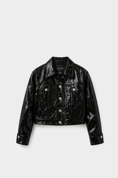 CASACA LEATHER CROP - 1