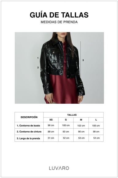 CASACA LEATHER CROP - 5