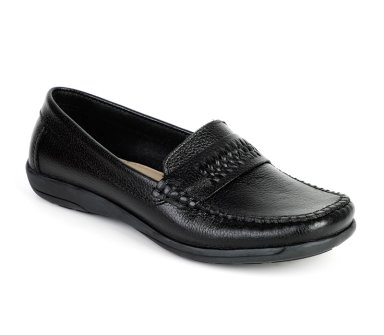 MOCASINES MUJER BATA NEGRO CASUALES - 2
