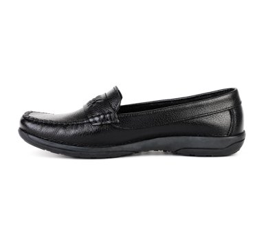 MOCASINES MUJER BATA NEGRO CASUALES - 4