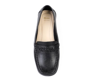 MOCASINES MUJER BATA NEGRO CASUALES - 5