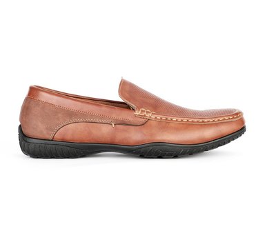 ZAPATOS DE VESTIR HOMBRE BATA CUERO MARRÓN - 1