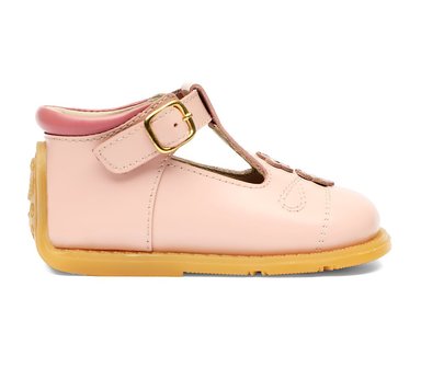 ZAPATOS DE VESTIR NIÑA BUBBLEGUMMERS CUERO ROSADO - 6
