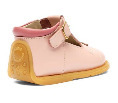 ZAPATOS DE VESTIR NIÑA BUBBLEGUMMERS CUERO ROSADO - 9