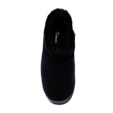 PANTUFLAS  PARA MUJER BATA NEGRO - 5