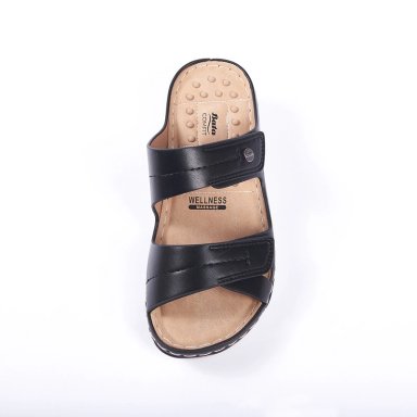 SANDALIAS MUJER BATA NEGRO CASUALES COMFIT - 3