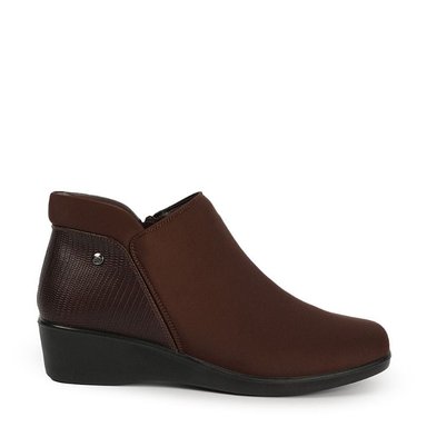 BOTINES MUJER BATA MARRÓN CASUALES COMFIT - 1