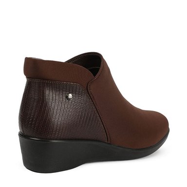BOTINES MUJER BATA MARRÓN CASUALES COMFIT - 4