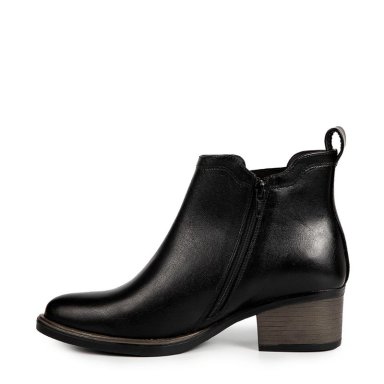BOTINES MUJER BATA NEGRO CASUALES - 3