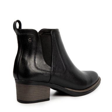 BOTINES MUJER BATA NEGRO CASUALES - 4